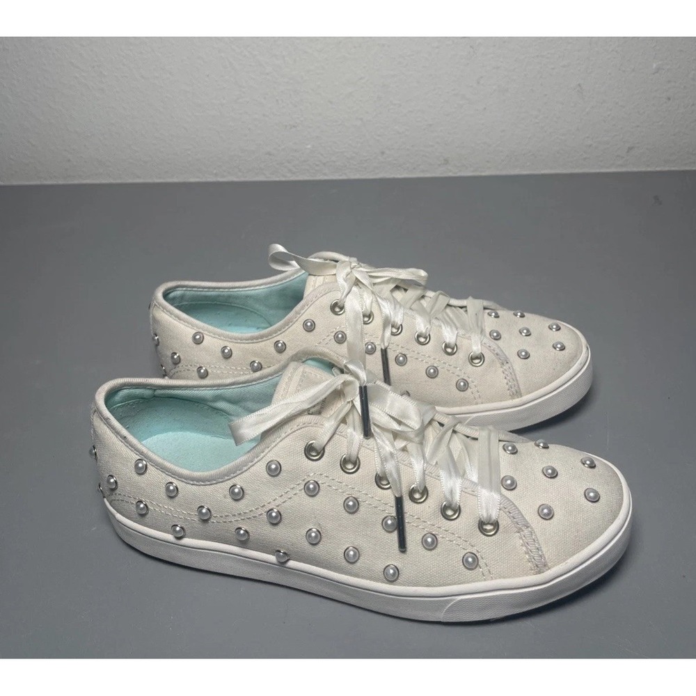 Women's Kate Spade Canvas Faux Pearl Sneakers Size 7B
